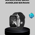 Kablosuz Şarjlı Akıllı Saat Bluetooth Arama Bildirim Destekli Uzun Pil Ömürlü
