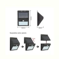 Kablosuz Solar LED Lamba | Bahçe, Veranda, Merdiven Işığı, Otomatik Aç-Kapa Sensörlü Yeni Nesil
