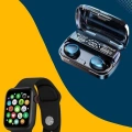 Kaliteli Akıllı Saat ve Kaliteli Bluetooth Kulaklık ANC Özelliği Uzun Pil Ömrü