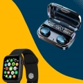Kaliteli Akıllı Saat ve Kaliteli Bluetooth Kulaklık ANC Özelliği Uzun Pil Ömrü