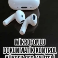 Kaliteli Ucuz İOS ve Android Uyumlu TWS Bluetooth Kulaklık ANC Özelliği