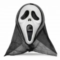 Kapşonlu Çığlık Maskesi Scream Maskesi - Hayalet Maskesi 33x21 Cm