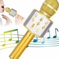 Karaoke Mikrofon Dahili Hoparlörlü Sd-usb-aux Girişli Bluetooth Hoparlör