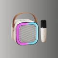 Karaoke Mikrofon Hoparlör Seti Bluetooth Kablosuz Taşınabilir