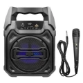 Karaoke Mikrofonlu Fm Radyolu Bluetooth Hoparlör Yüksek Ses Kaliteli