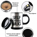 Karıştırıcı Özellikli Mikser Kupa Bardak Kompakt Taşınabilir Mug