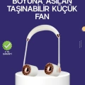 Katlanabilir Asılabilir Mini Fan USB Şarjlı 3 Kademeli Sessiz
