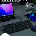 Katlanabilir Bluetooth Klavye 3 Cihaz Bağlantılı Kablosuz Taşınabilir Klavye