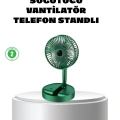 Katlanabilir Mini Fan – 3 Kademeli Soğutma, Şarjlı