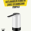 Katlanabilir Şarjlı Damacana Su Pompası Pratik Kullanım