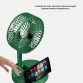 Katlanabilir Şarjlı Mini Fan 3 Kademeli Hız Ayarlı Taşınabilir