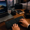 Katlanır Bluetooth Klavye Telefon Tablet Laptop Uyumlu Kablosuz Klavye