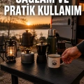 Katlanır Plastik Kamp Masası Hafif Taşınabilir Piknik Masası