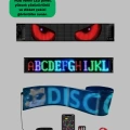 Kayan Yazı Destekli RGB LED Reklam Paneli USB ile Kolay Kurulumlu