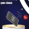 Kaymaz Manyetik Kablosuz Şarj Pedi – Araç, Ofis ve Ev Kullanımına Uygun
