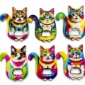 Kedi Tasarımı İstanbul Temalı Buzdolapı Süsü Magnet Alk5407