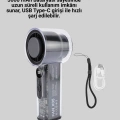 Kompakt Dijital Ekranlı Fan | 100 Seviye Hız + Sessiz Çalışma