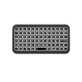 Kompakt Siyah RGB Işıklı Bluetooth Mini Klavye
