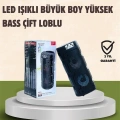 Kompakt Tasarım, Yüksek Ses Performansı – Çoklu Giriş Seçenekli Kablosuz Hoparlör (Bluetooth, USB, SD Kart, AUX)