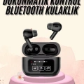 Kulak İçi Bluetooth Kulaklık Ekranlı Müzik Dinleme Çağrı Cevaplama Siyah