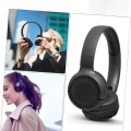 Kulak Üstü Kablosuz Bluetooth Kulaklık Gürültü Önleyici Ayarlanabilir