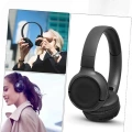 Kulak Üstü Kablosuz Bluetooth Kulaklık Gürültü Önleyici Ayarlanabilir