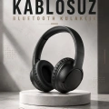 Kulak Üstü Kablosuz Bluetooth Kulaklık Yüksek Ses Kaliteli ANC Özelliği