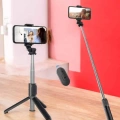 Kumandalı Tripod Telefon Tutucu Selfie Çubuğu 360 Derece Dönebilen
