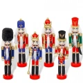 HERŞEYTREND Kurşun Asker Ahşap Dekoratif Set 6lı, 13 cm