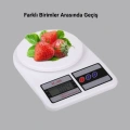 LCD Ekranlı Hassas Dijital Mutfak Terazisi – 5kg Kapasite, 1g Hassasiyet