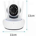 LED Aydınlatmalı 5 Antenli Motorlu 1080P Wifi Kamera Sensörlü