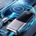 LED Ekranlı Süper Fast Charge Özellikli Mini Powerbank