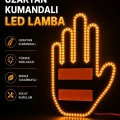 Led Işık El İşareti Araç Camı İçin Uzaktan Kumandalı