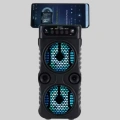 LED Işıklı Kablosuz Bluetooth Hoparlör Yüksek Ses Güçlü Bas Performansı Taşınabilir Şarjlı