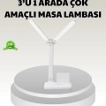 LED Işıklı Masa Lambası – Göz Yormayan, Kısılabilir ve Esnek Başlıklı