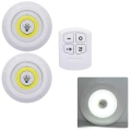 Led Lamba 3lü Uzaktan Kumandalı Yapışkanlı