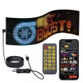 Led Panel Cama Yapışan Telefon Kontrollü Led Ekran Panel 16*64 Led Sayısı