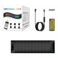 Led Panel Cama Yapışan Telefon Kontrollü Led Ekran Panel 16*64 Led Sayısı