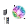 LED Strip RGB 5 Metre Çok Renkli Kumandalı Şerit Led Işık Seti