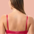 HERŞEYTREND  Kırmızı Dolgusuz Mikro Tek Sütyen