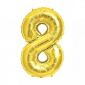 HERŞEYTREND Altın Sarısı Folyo Rakam Balon