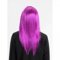 Litae Trend Fuşya Renk Düz Kesim Uzun Parti Peruğu Takma Saç
