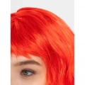Litae Trend Kırmızı Renk Uzun Dalgalı Parti Peruğu