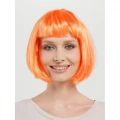HERŞEYTREND Turuncu Renk Parti Peruğu Küt Saç