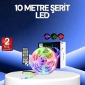 HERŞEYTREND 10 Metre Smart Şerit Led Bluetooth Telefon Kontrollü USB Enerjili