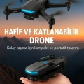 HERŞEYTREND 2.4G 4CH Katlanabilir Drone 100 Metre Uçuş Mesafeli