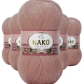 HERŞEYTREND 5 Adet Angora Lüks El Örgü İpi Bronz 11054
