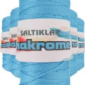 HERŞEYTREND 5 Adet Polyester Makrome İpi 3050 Mavi 100 gr