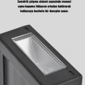 HERŞEYTREND 6 LED Güneş Enerjili Sensörlü Lamba – Akıllı Işık Sensörlü, Enerji Tasarruflu Bahçe Aydınlatma