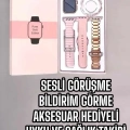 HERŞEYTREND Akıllı Saat Amoled Ekran 3 Kordonlu Aksesuar Hediyeli Sesli Görüşme